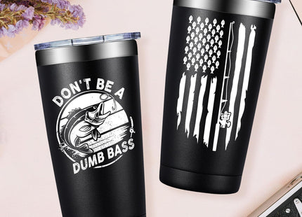 Grifarny Fishing Gifts for Men - Fishing Tumbler Cup 20 oz