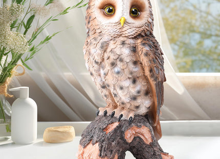 Owl Statue Outdoor, Resin Owl Garden Statues Owls Figurines Yard Decoration