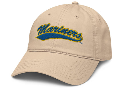 Elite Authentics Maine Maritime Mariners Icon Officially Licensed Adjustable Baseball Hat, Stone