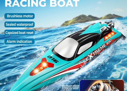 BEZGAR HJ816 18 Inch 55 KPH Big Brushless RC Boat for Adults