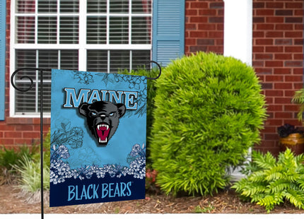 Rico Industries NCAA Maine Black Bears Primary 13" x 18" Double Sided Garden Flag
