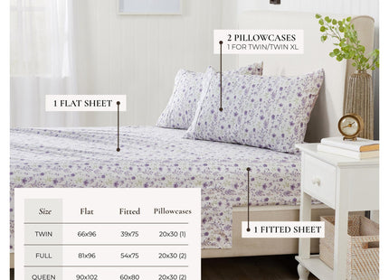 4-Piece Queen Coastal Microfiber Sheet Set | Nautical-Printed, Ultra-Soft Sheets | Wrinkle & Fade Resistant Beach-Themed Prints & Patterns Bedding Sheets & Pillowcases. (Queen, Lobster)