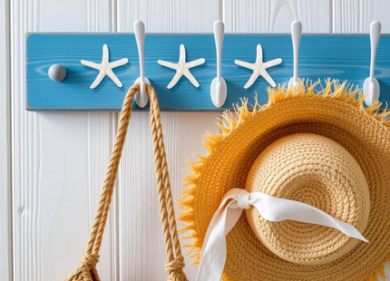 Framendino, 30 Pack 2.3 Inch White Starfish Resin Pencil Finger Decor Ornaments for Home Wedding Christmas Decorations
