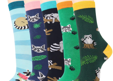 Jeasona Women's Raccoon Socks Raccoon Gifts for Women Mom Teenage Girl