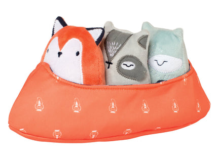 Manhattan Toy Camp Acorn Canoe Buddies Soft Stuffed Animal Baby Toy