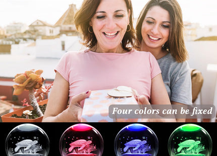 Movdyka Sea Turtle Gifts for Women Men 3D Sea Turtle Decor Statue