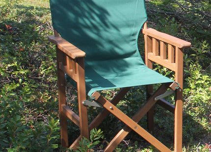 BYER OF MAINE Pangean Campaign Chair, Forest Green, 250 lbs Capacity