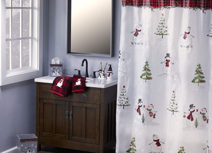 SKL Home Woodland Winter, Wastebasket, Red