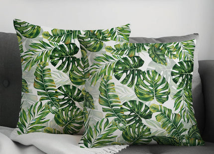 Cryfox Summer Coastal Pillow Covers Pack of 2 Ocean Themed Pillow Covers Square Cotton Linen Throw Pillow Covers Seashell Starfish Beach Pillow Cases for Living Room Bedroom Home Decor 18X18 Inch