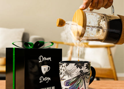 Color Changing Dragonfly Coffee Mug 12oz – Unique Dragonfly Gifts for Women