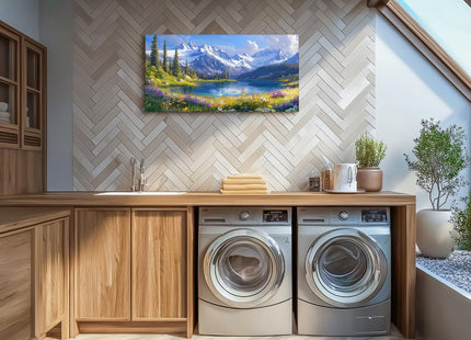crmotu Beach Wall Art, Coastal Wall Decor, Large Landscape Wall Art, Ocean Wave Art Prints, Beachy Sunset Pictures For Living Room, Entryway Bedroom Aesthetic Artwork, Modern Office Decor 24x48inch