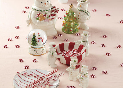 Lenox Happy Holly Days Christmas Snowman Cookie Jar