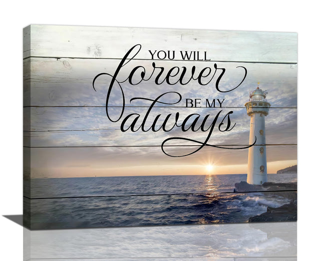 Golakra Nautical Lighthouse Wall Art Ocean Coastal Canvas Prints Painting Bathroom Beach Decor Pictures Artwork Office Home Decoration for Dining Living Room Bedroom 16"x12"