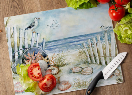 CounterArt Coastal Sanctuary 3mm Tempered Glass Cutting Board