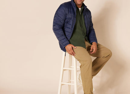 Amazon Essentials Men's Regular-Fit Long-Sleeve Flannel Shirt, Button-Up Cotton Twill, Double Chest Pockets, Olive Heather, XX-Large