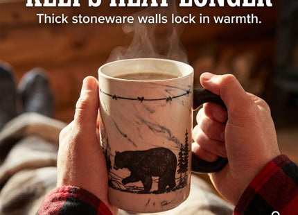 Cape Shore 18oz Heavy Stoneware Sema Pottery Mug, Bear