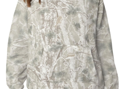 Anoumcy Camo Hoodie Womens Pine Tree Sweatshirts, Light Grey, Small