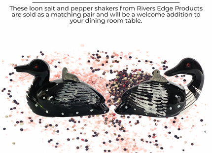 Rivers Edge Products Rivers Edge Products Loon Decorative Salt and Pepper Shakers Set