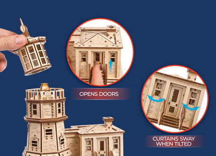UGEARS Split Rock Lighthouse 3D Wooden Puzzles for Adults – Wooden Model
