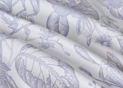 SUSYBAO Cute Christmas Duvet Cover King 100% Cotton Forest Trees Patterned Duvet Cover 3 Pcs Set 1 Black and White Botanical Plant Duvet Cover with Zipper Ties 2 Pillowcases Soft Christmas Bedding Set