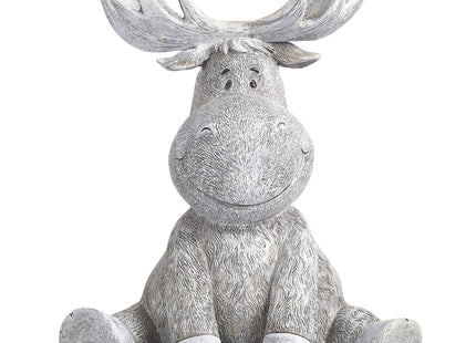 Roman Pudgy Moose 9.5 Inches Height Garden Figurine