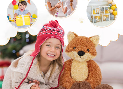 MorisMos Fox Stuffed Animal, 18" Soft Fox Plush Toy with Long Floppy Arms