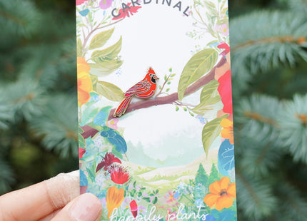 Red Cardinal Pin – Red Cardinal Gifts, Bird Lapel, Birdwatching Gifts, Holiday, Nature-Inspired Wildlife-Themed Holiday Pin, Bird Lover Decorative Jewelry