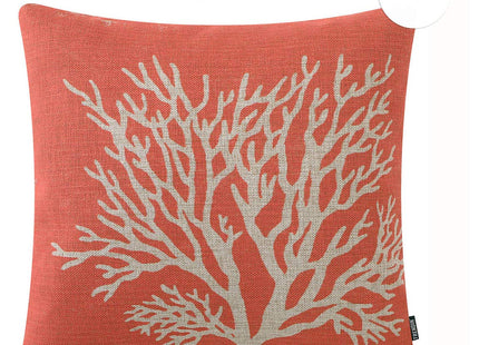 TRENDIN Nautical Throw Pillow Covers Accent Cushion Cases for Couch Sofa Sea Home Decor 18 X 18 Inches Pink PL646TR