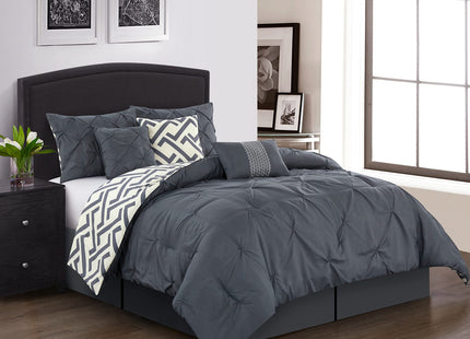 Stratford Park Bedding Wilderness 5-Piece Comforter Set, Beige/Brown/Red/Green, Queen, Moose, Bear, Tree, Flannel