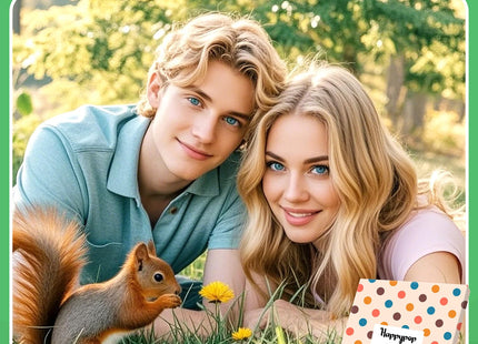 HAPPYPOP Squirrel Gifts for Women Men - Funny Squirrel Socks & Decor