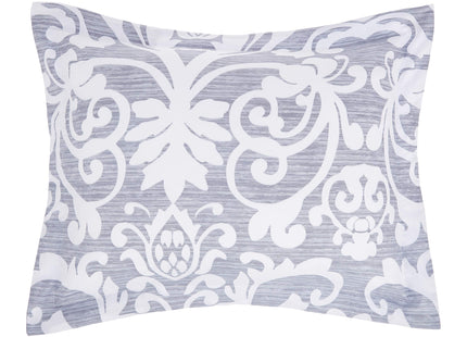 Amazon Basics King Size Ultra-Soft Lightweight Microfiber Reversible 3-Piece Bedding Comforter Set, Gray Medallion