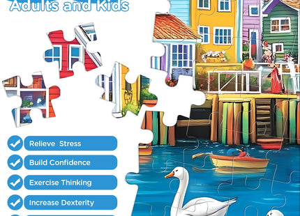 Jigsaw Puzzles 300 Pieces for Adults Sea Seagull 300 Piece Puzzles for Kid