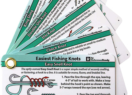 ReferenceReady Easiest Fishing Knots Pocket Guide for Beginners