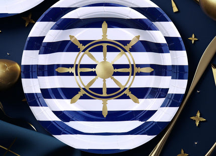Nautical Party Plates and Napkins - Sail Boat Party Decorations - Nautical Party Tableware - Sail Boat Party Favors - Nautical Party Supplies Serves 20 Guests