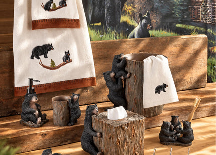 Avanti Linens - Black Bear Lodge Lotion Pump, Refillable Soap Dispenser