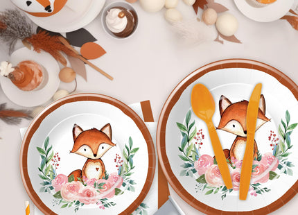 Xenorik Fox Birthday Party Supplies, Animal Fox Baby Shower Decorations