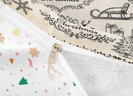 Merry Christmas Kids Duvet Cover Set King Size,Deer Snowflake Rustic Farmhouse Bedding Set,Girls Boys Adults Room Decor,Christmas Trees Flowers Comforter Cover,Brown Retro Quilt Cover,2 Pillowcases