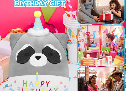Raccoon Plush Toy -Cute Birthday Stuffed Animal Raccoon Plush Pillows Toys