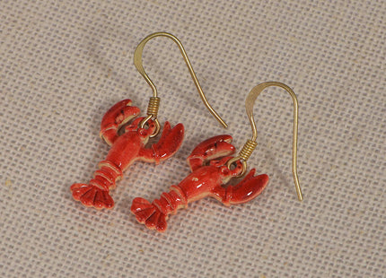chelseachicNYC Whimsical Charm Dangle Earrings Maine Lobster