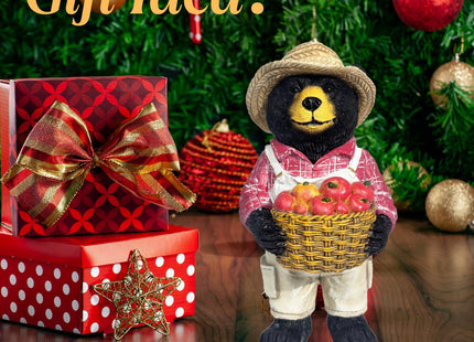 Etlemonde Black Bear Statue Home Decor