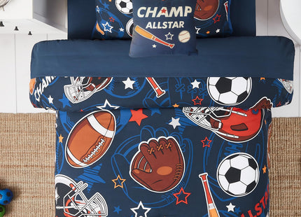 Boys Full Size Bedding Set -4 Pieces Ocean Bedding Full Size Comforter Sets