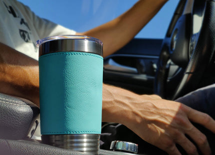LaserGram Personalized 20oz Tumbler, Boat Anchor (Teal)