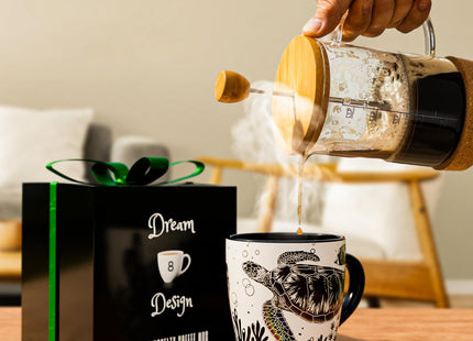 Color Changing Sea Turtle Coffee Mug 12oz – Unique Coastal Beach Theme Gift