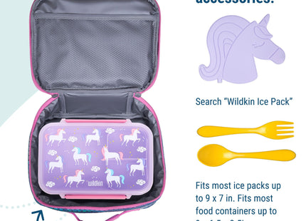Wildkin Kids Insulated Lunch Box, Mermaid Scales