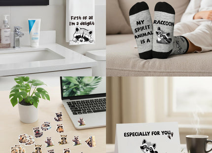 Raccoon Gifts for Women, Raccoon Lovers Gift for Birthday Christmas