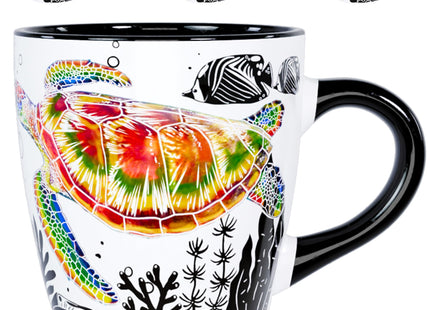 Color Changing Sea Turtle Coffee Mug 12oz – Unique Coastal Beach Theme Gift