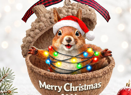 Squirrel Ornament - Squirrel Gifts for Lovers Women Men, Animals Ornaments