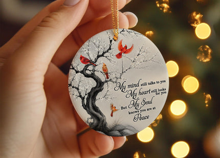 KSDUT Cardinal Christmas Ceramic Hanging Ornament Gifts