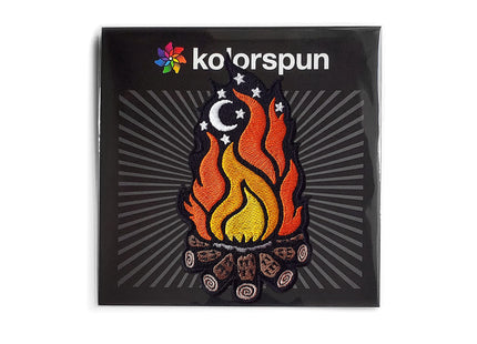 Kolorspun Campfire Patch - Hook and Loop Tactical Morale Patch