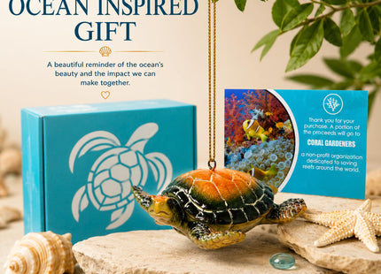 Sea Turtle Christmas Ornament for Tree